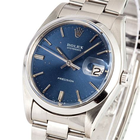 kabaclyde rolex oysterdate blue|Rolex Oysterdate Precision Oyster Date Precision 6694 / Blue.